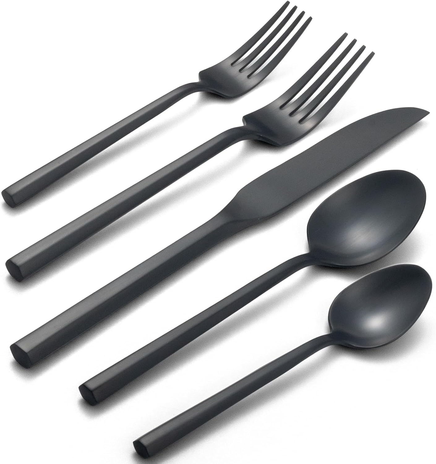 Set 20 Pzas Cubiertos Acero Inox Servicio 4 Satinado Mate