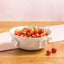 Cuenco Floral Blanco Gres Mud Pie