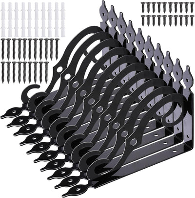 10 Soportes Esquina Metal Resistente Forma L 7.4pulg