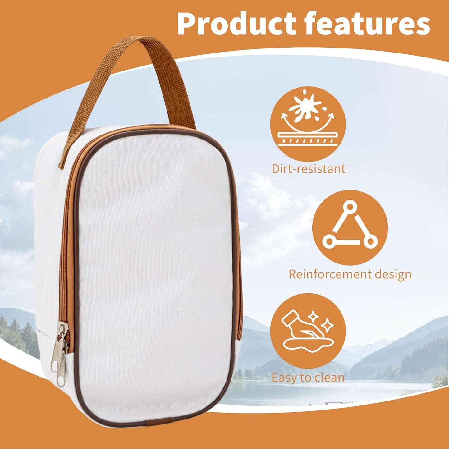 2 Pzas Bolsa Almacenamiento Mason Jar Side Open Duradera