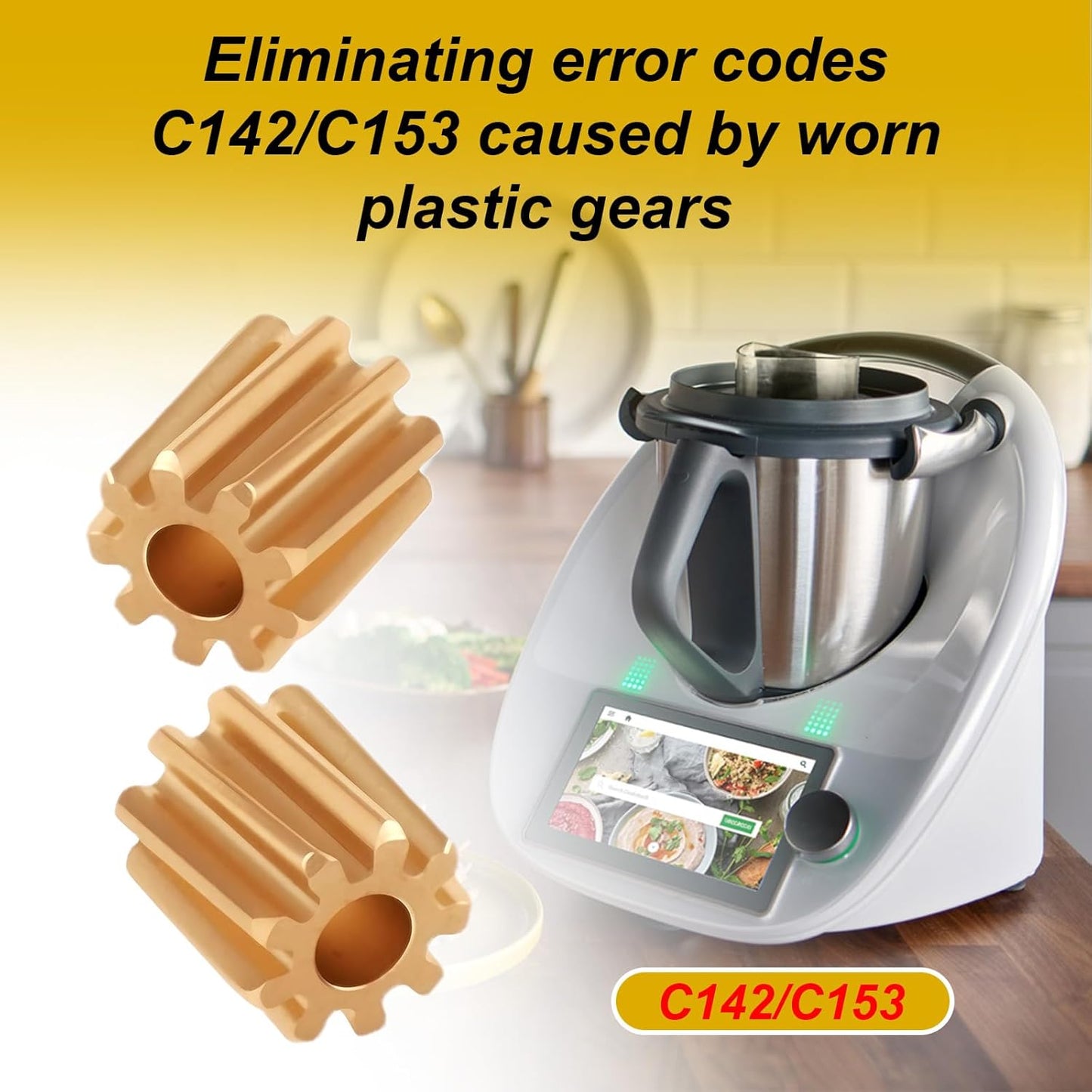Repuesto engranaje latón 9 dientes para Thermomix TM5/TM6
