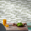 Protector salpicaduras 10 hojas 12x12pulg azulejos 3D cocina