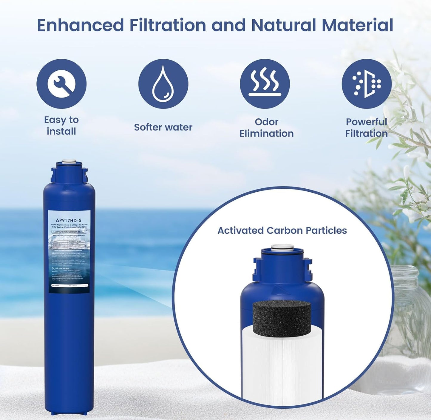 Filtro de agua para sistema 3M Aqua-Pure AP904 100,000 galones