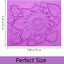 Molde silicona fondant girasol decoración pasteles cupcakes