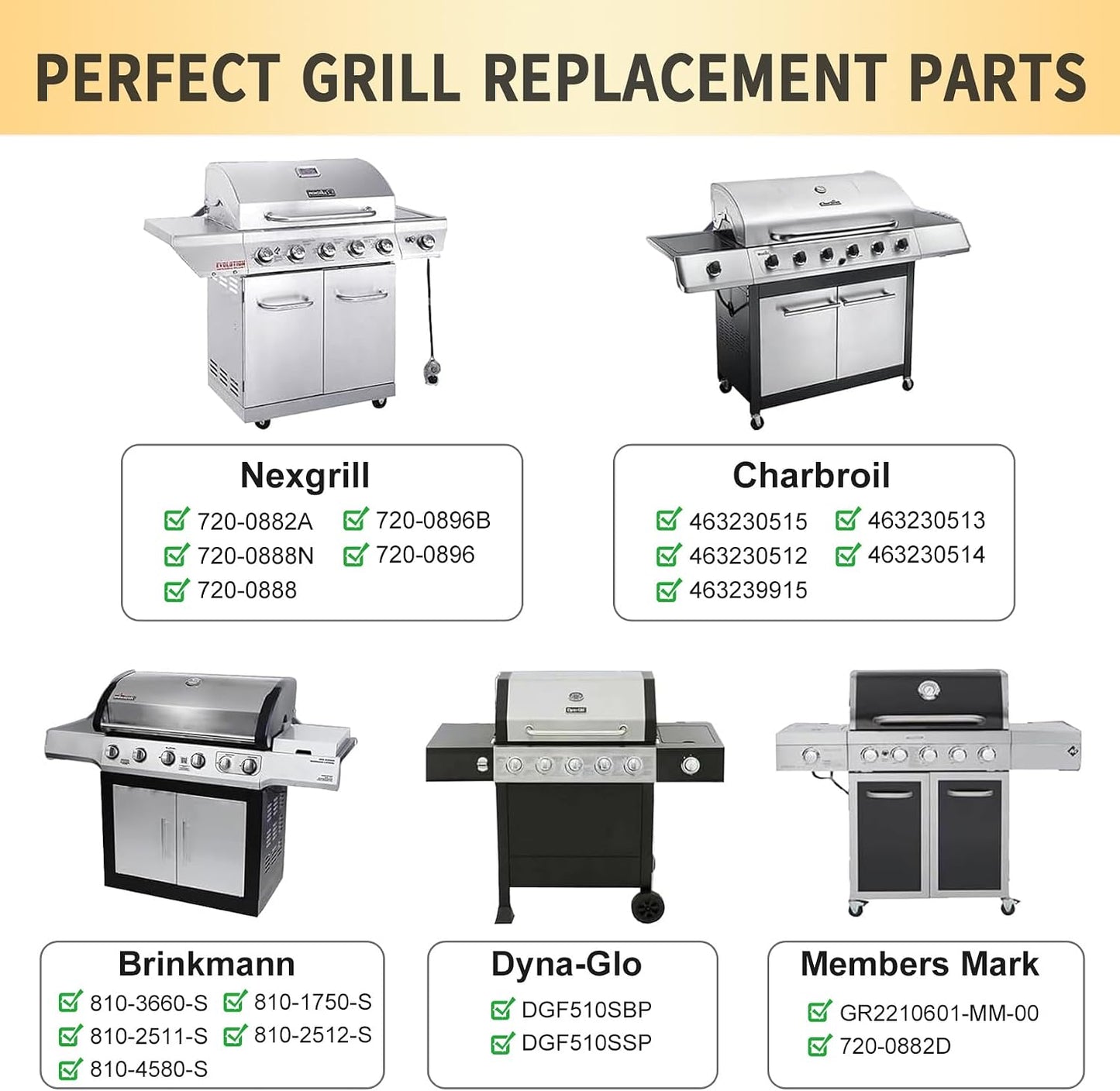 Placas térmicas universales para parrilla ajustable con cubiertas
