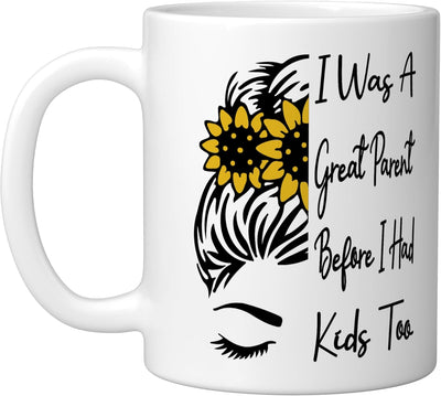 Taza de cerámica para papá y mamá I Was A Great Parent