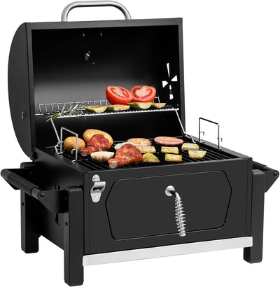Parrilla carbón portátil 303pulg2 rejilla para acampar