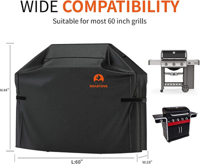 Funda parrilla barbacoa 600D tela Oxford resistente UV agua