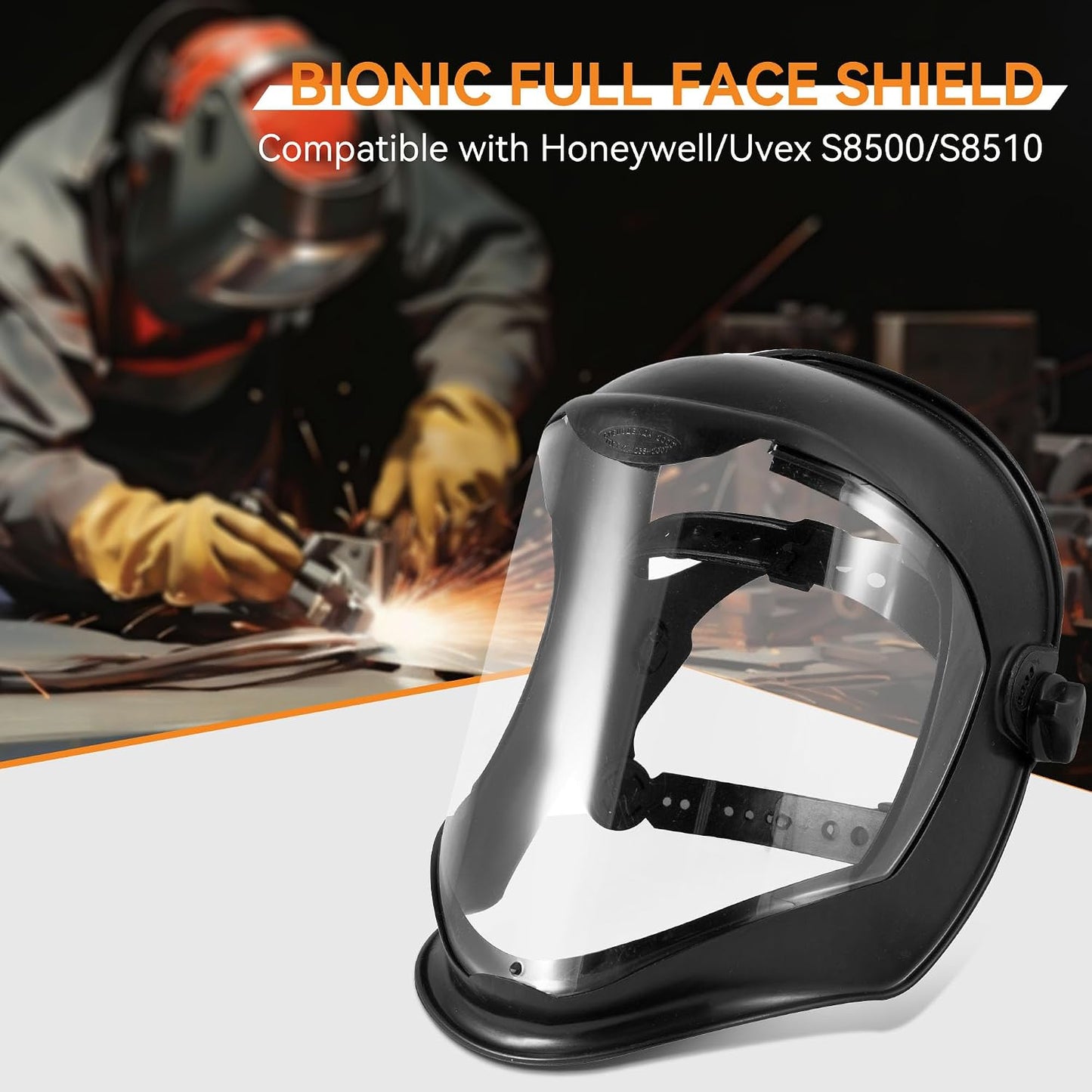 Lente protectora para visor S8555 16 Pzas polietileno antivaho