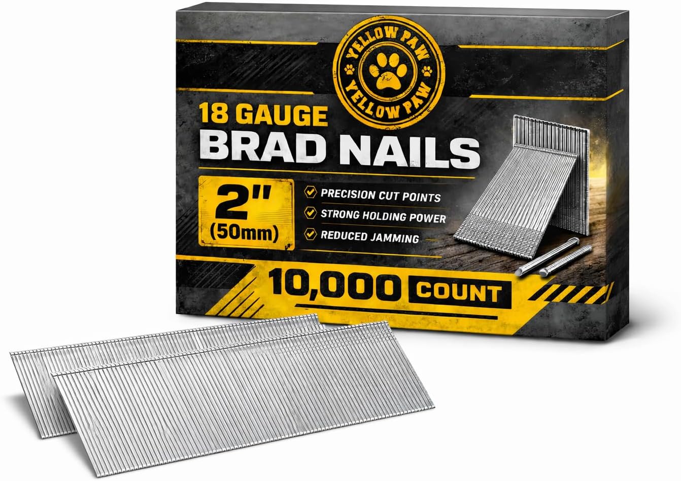 Clavos Brad 18GA 2pulg pack 10000 galvanizado