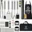 Set parrilla 31 pzas acero inox delantal para papá