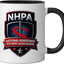 Taza Cerámica con Logotipo NHPA Negro/Blanco