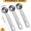 3 cucharaditas medidoras de acero inoxidable resistente para cocinar especias