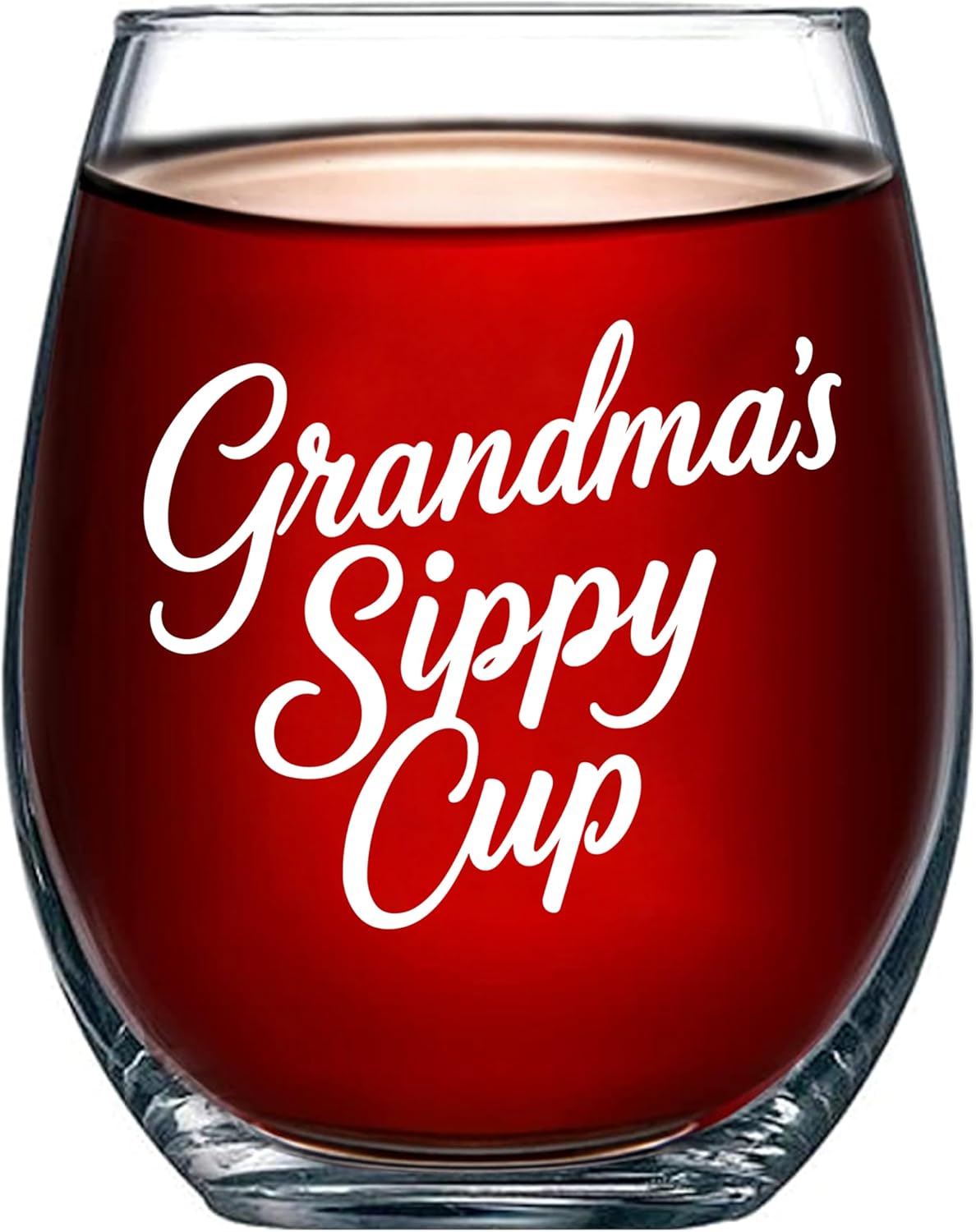 Vaso para beber regalo dia de la madre con copas transparentes para vino