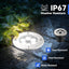 Luces LED suelo 6W IP67 6000K paquete 8