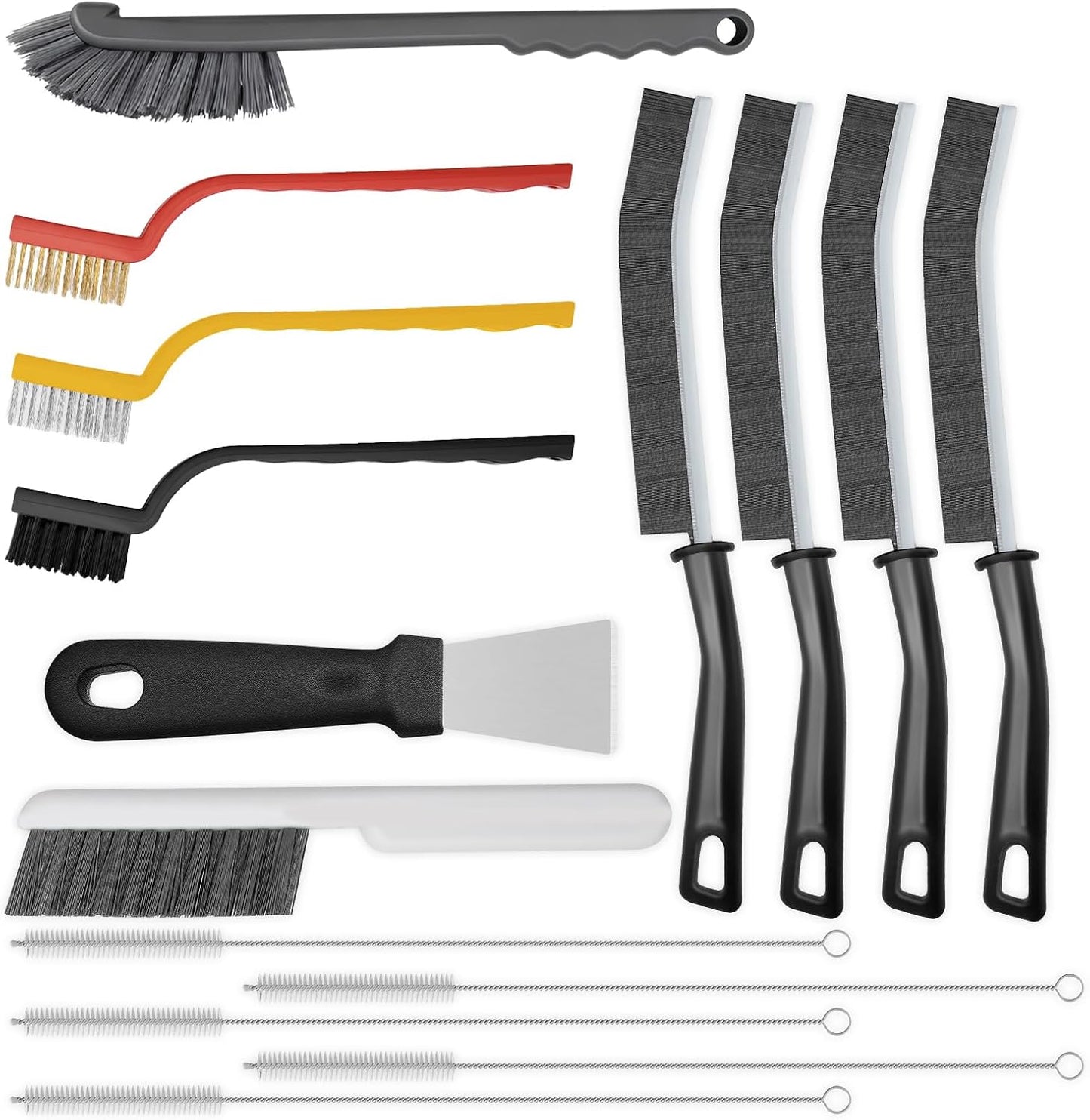 15 Pzas Cepillo Grietas Cerdas Duras Hogar Baño Cocina