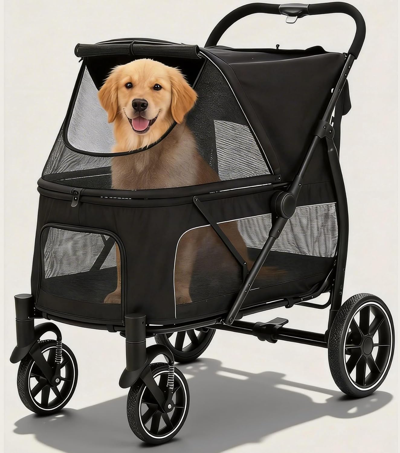 Cochecito perros grandes hasta 90lb transpirable todo terreno
