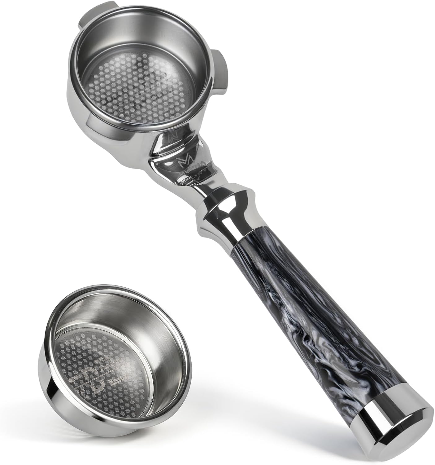 Portafiltro comp Breville 2.126pulg acero inox negro