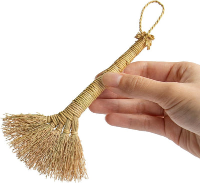 Mini escoba altar Wiccan para sanar energía y decorar