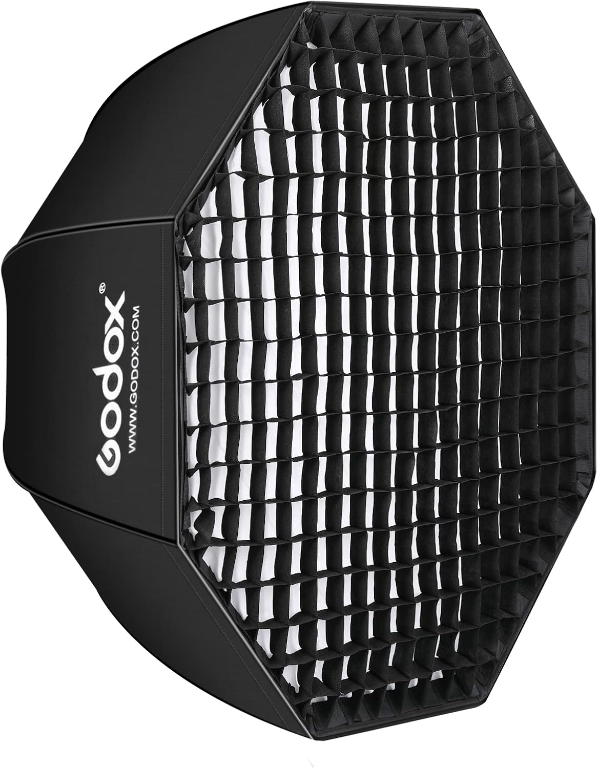 Reflector octágono para flash Speedlight con rejilla panal