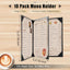 Pack 12 Fundas Menú Cuero Sintético Negro 8.5x11pulg