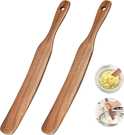 Espátula de madera para principiantes, batidor de masa y utensilio de cocina