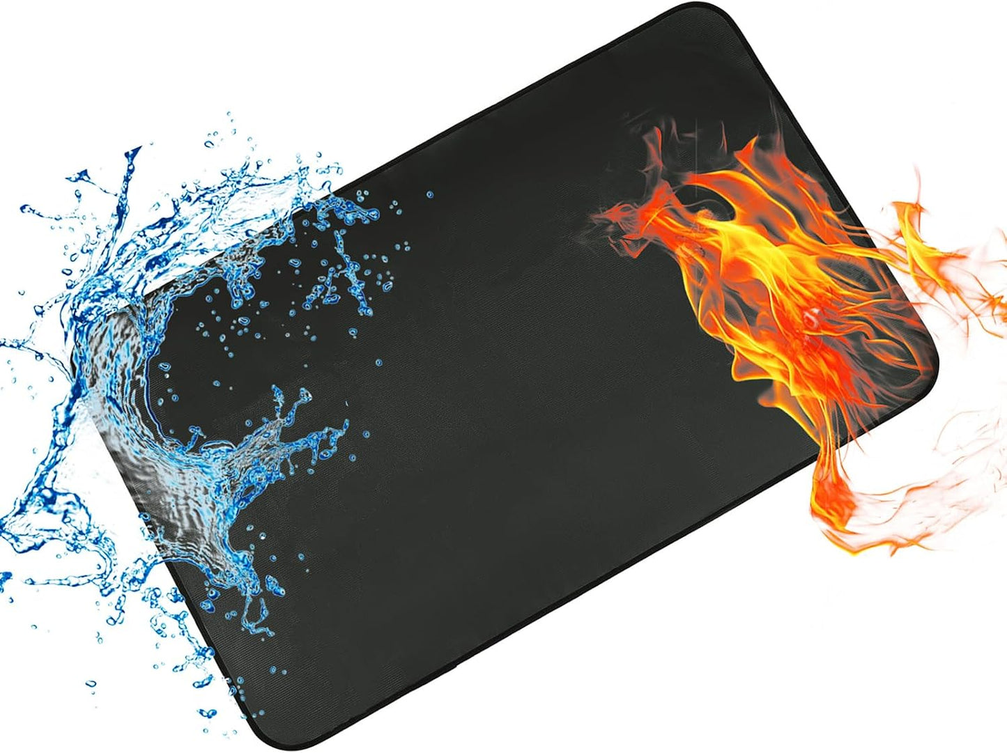 Tapete protector para parrilla 60x40pulg resistente agua y fuego