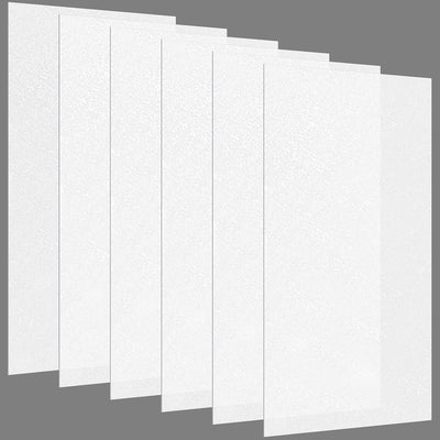 6 Pzas Difusores Luz Fluorescente 23.75x47.75pulg Poliestireno