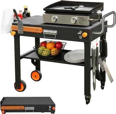 Mesa plegable para parrilla Blackstone 17-22pulg carrito portátil