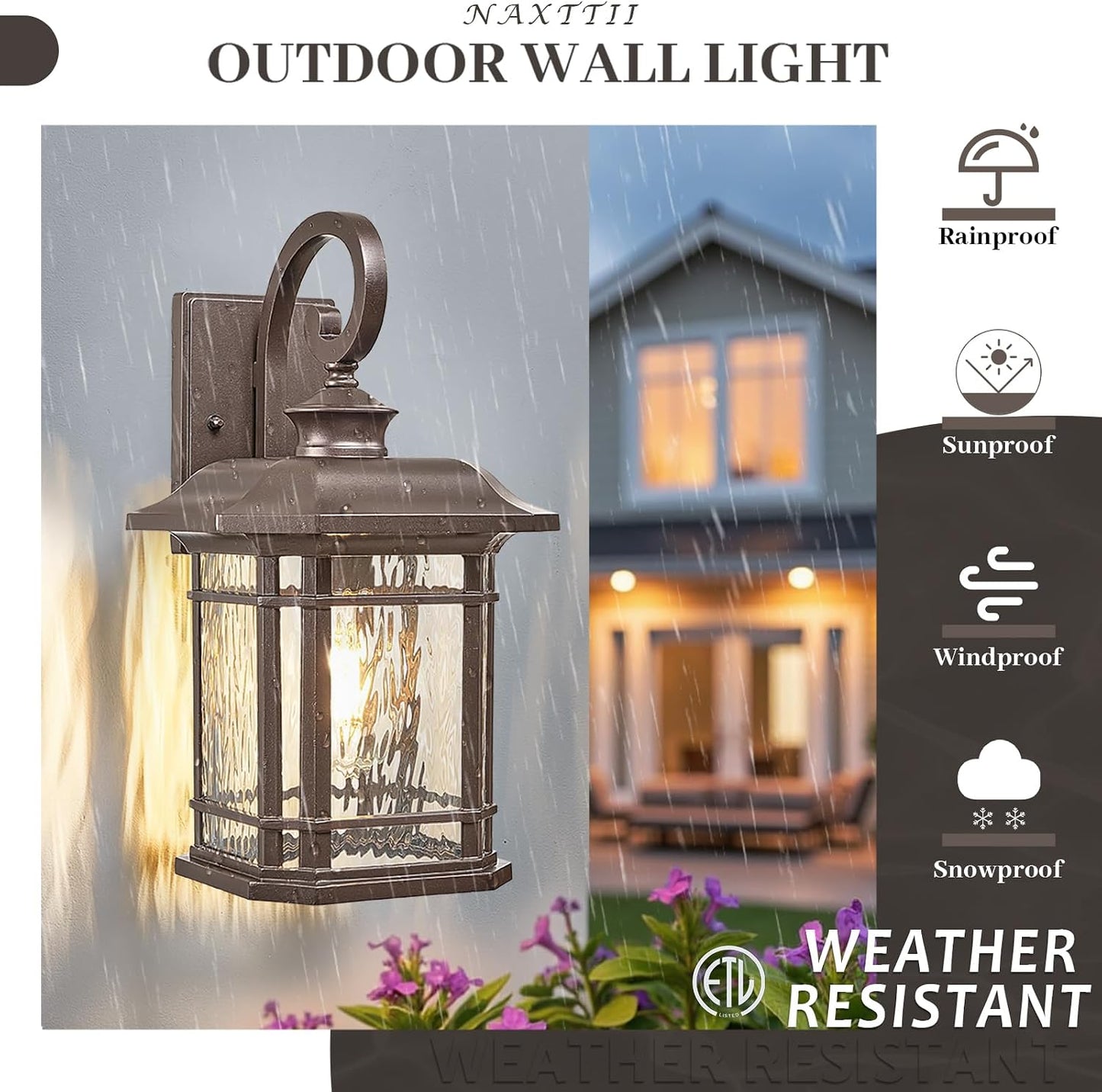 Luminaria exterior para House XN10W-M-SW-ORB