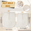 Bolsas de tela para colar leche y jugos reutilizables sin blanquear