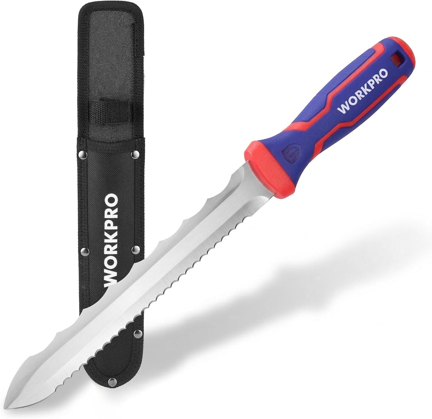 Cuchillo aislante doble filo acero inox para espuma roca y césped