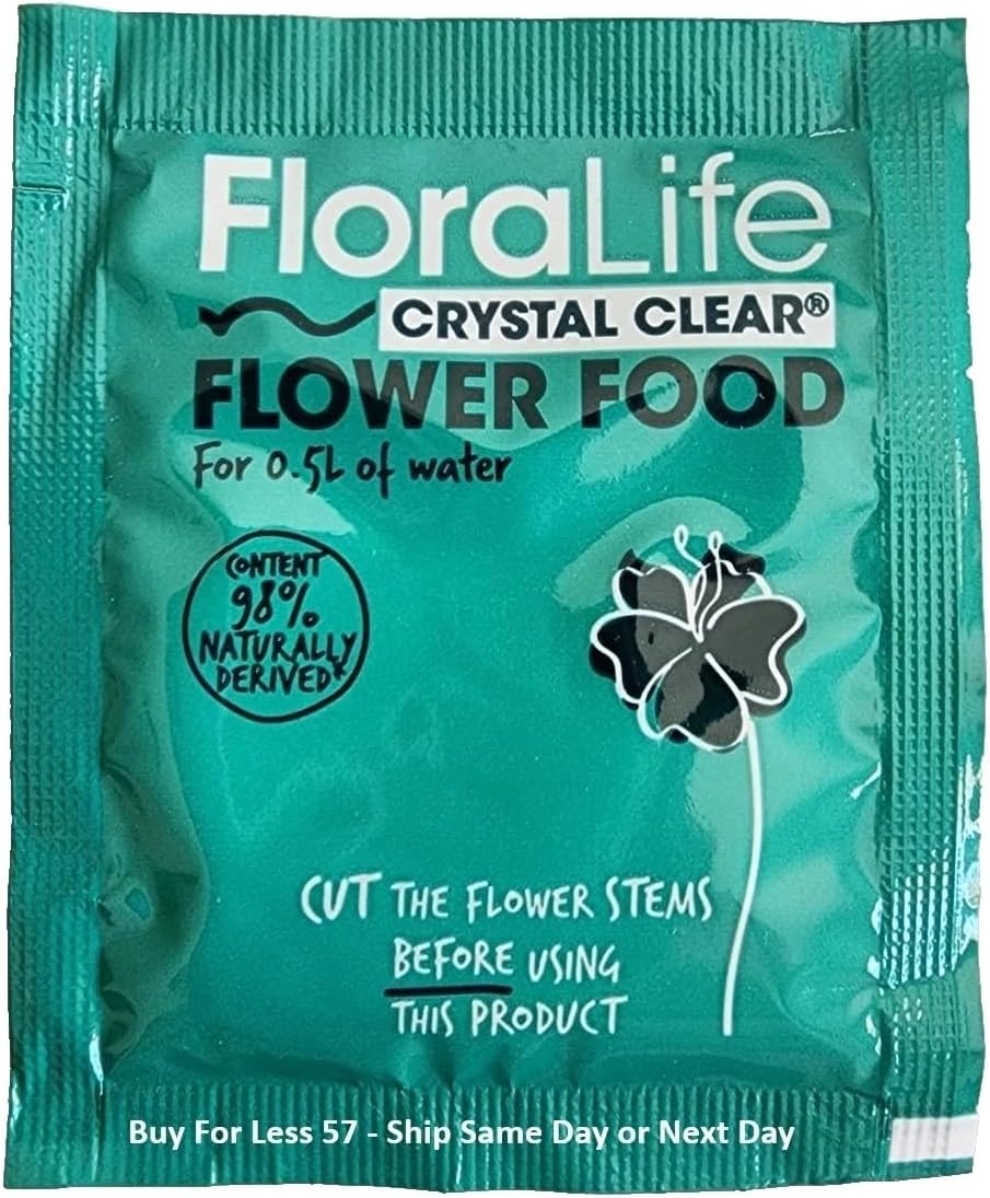 Polvo para flores cortadas 100 pzas 0.18oz