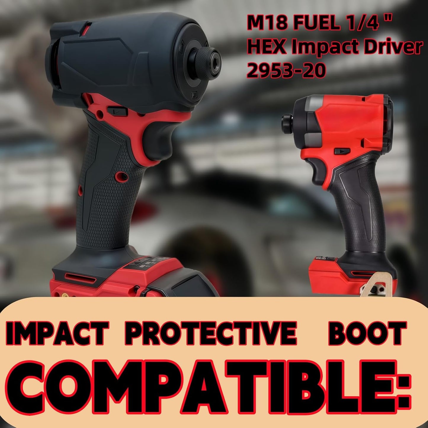 Funda protectora destornillador impacto M18 Fuel HEX 1/4 pulg