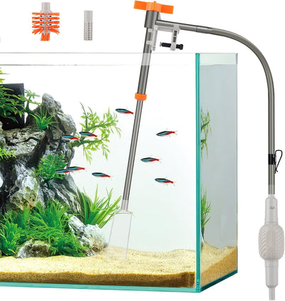 Kit aspirador y cambiador agua acuario 38pulg