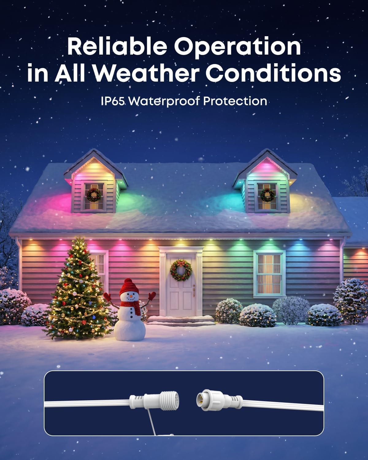 Cable extensión luces exteriores Eufy S4/E22 4pies impermeable