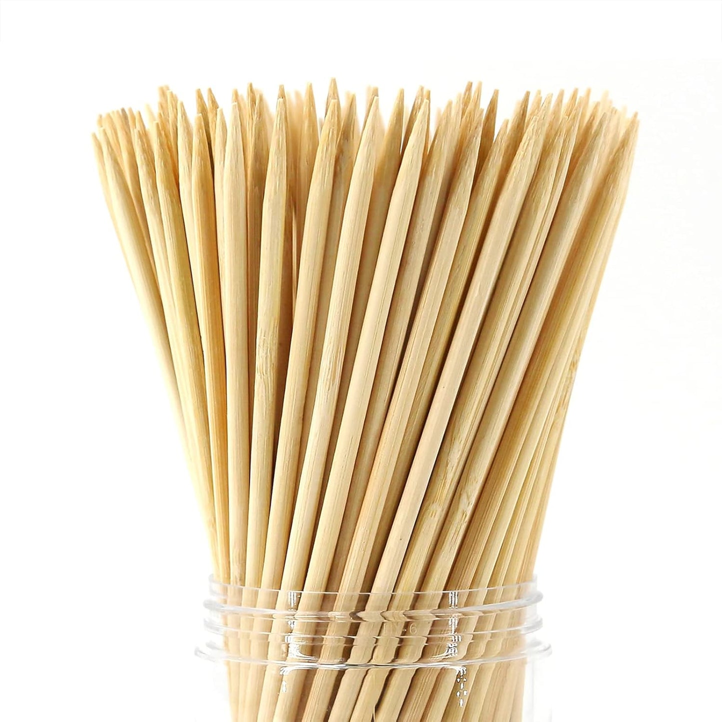 Brochetas bambú 16pulg pack 200 palitos parrilla