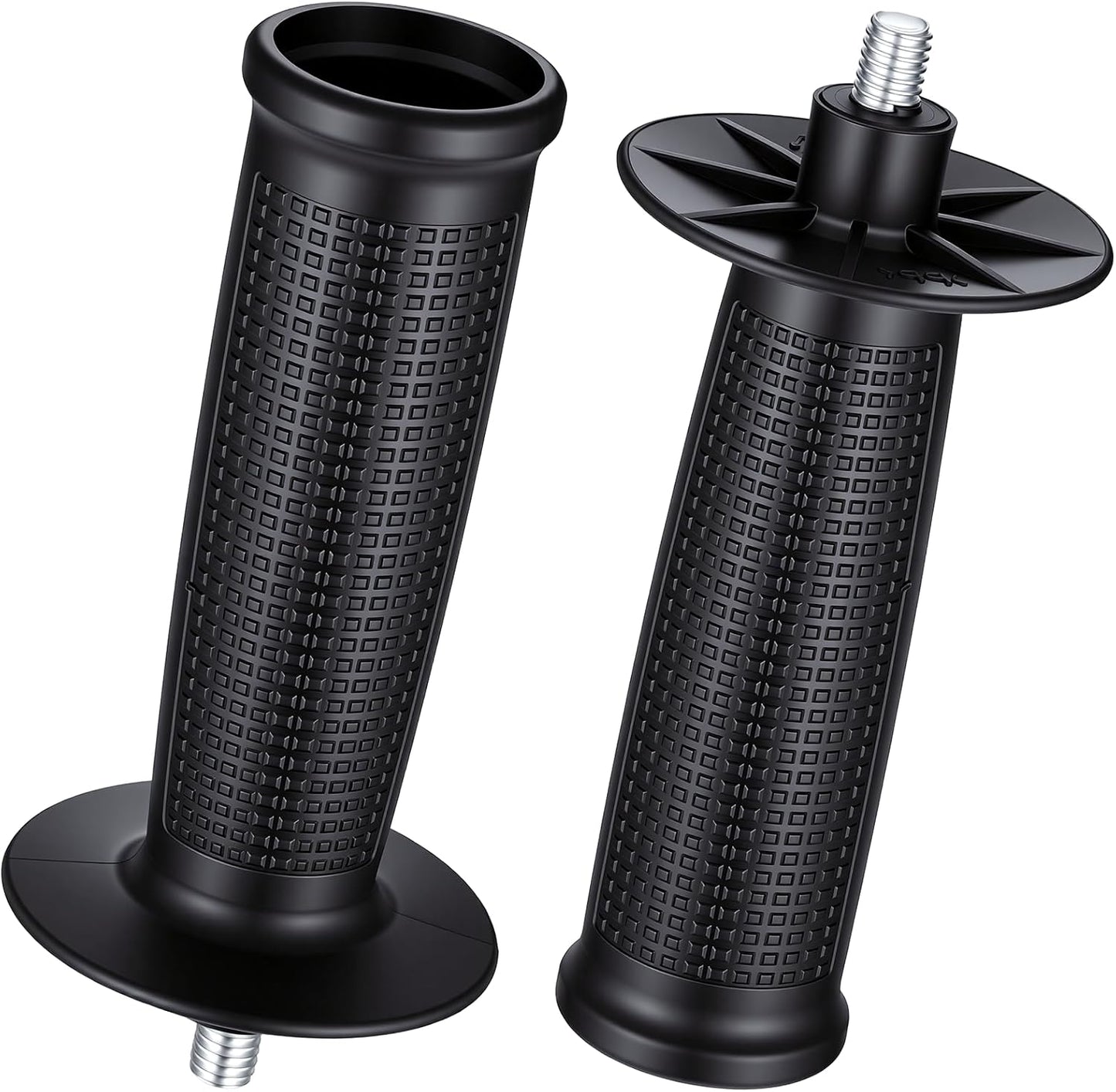 Pack 2 Agarraderas Angular Plástico Negro Metal Antiderrap