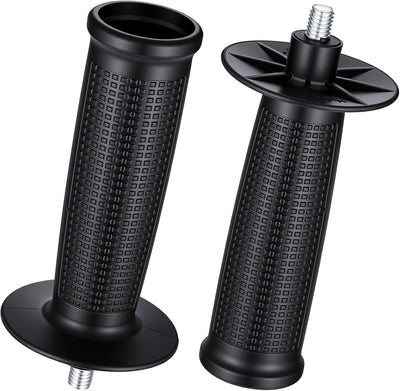 Pack 2 Agarraderas Angular Plástico Negro Metal Antiderrap