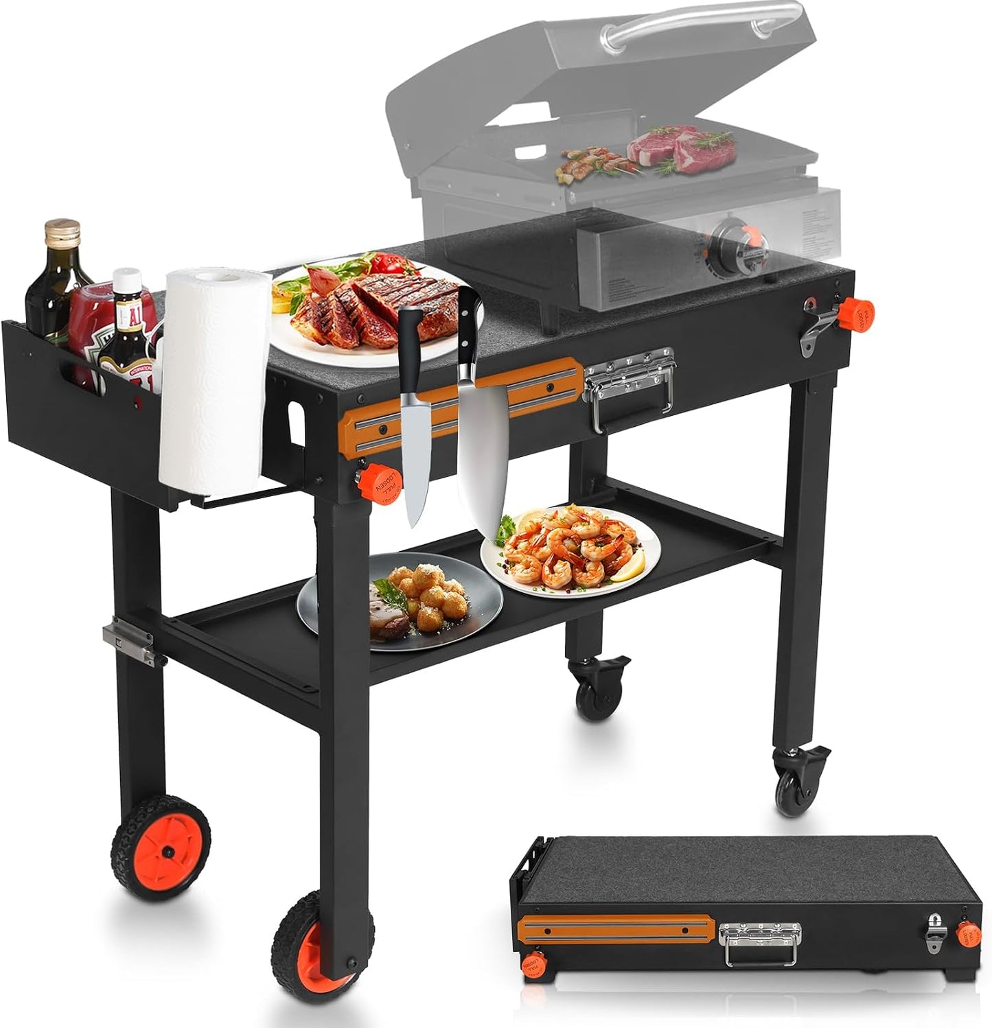 Mesa parrilla aire libre Blackstone 17/22pulg plegable