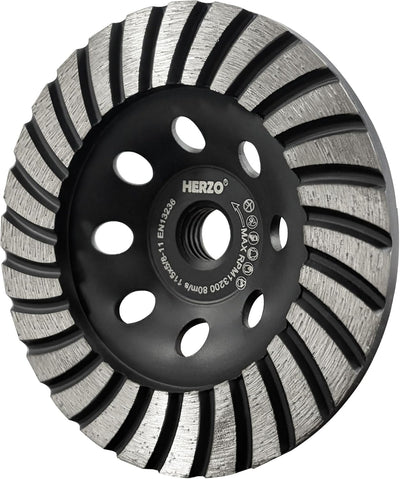 Muela diamante 4.5pulg 5/8-11 arbor para hormigón