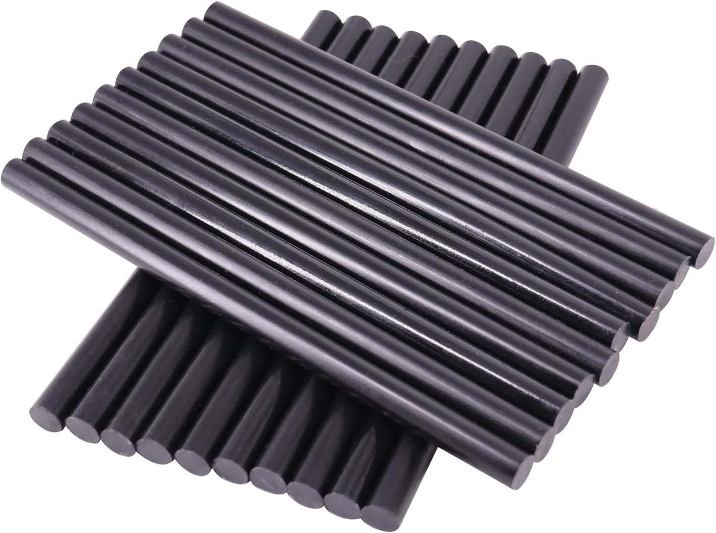 20 Barras Pegamento Negro Termofusible 0.43pulg x7.87pulg