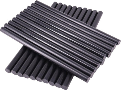 20 Barras Pegamento Negro Termofusible 0.43pulg x7.87pulg