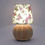Lámpara mimbre vintage luz ajustable USB bohemia