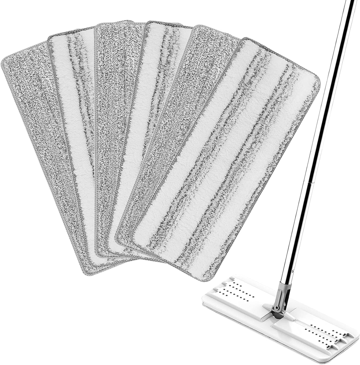 Almohadillas trapeador microfibra planas 13x4.9pulg set 3
