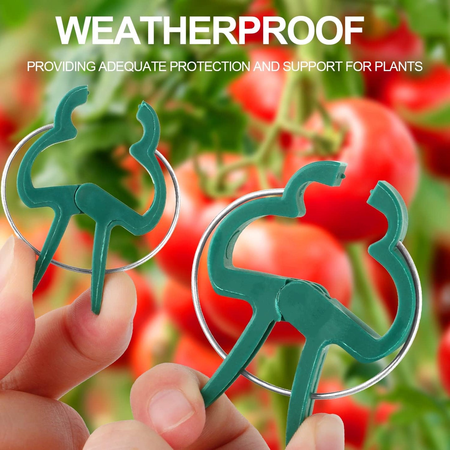 80 Clips Soporte Plantas Tomate Jardín Vertical