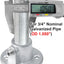 4 Pzas Base Brida Tubo Estructura 3/4pulg