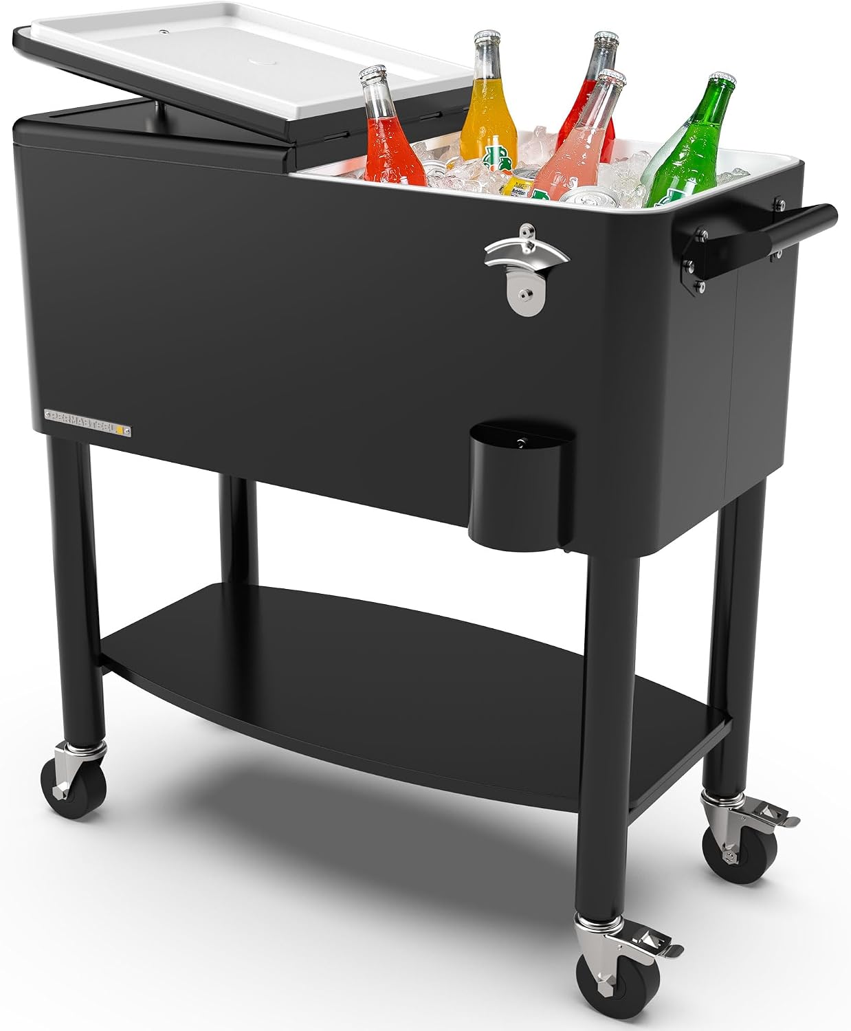 Caja de hielo Permasteel con bandeja 80qt para eventos