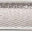 Bandeja acero inox con patrón panal 22x12pulg