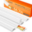 Ocultador cable 56.7pulg autoadhesivo para 1-2 cables pared